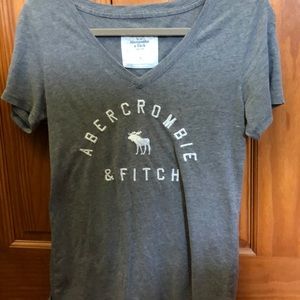 Abercrombie and Fitch grey flowy shirt
